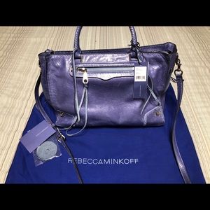 Rebecca Minkoff Regan Satchel in Deep Denim